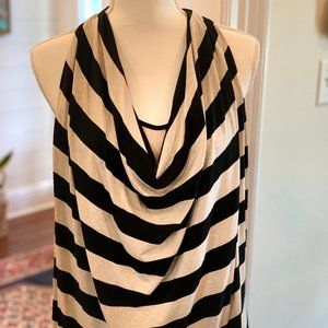 Ella Moss Cream and Black stripe tank